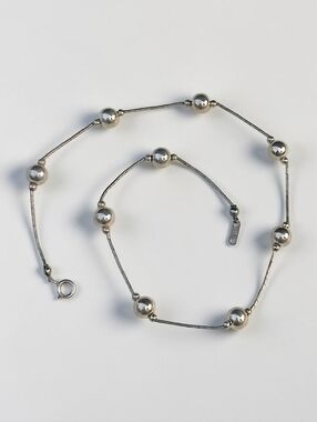 Vintage Sterling 925 Jordan Ball Necklace